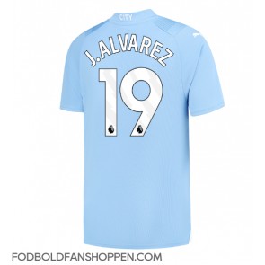 Manchester City Julian Alvarez #19 Hjemmebanetrøje 2023-24 Kortærmet